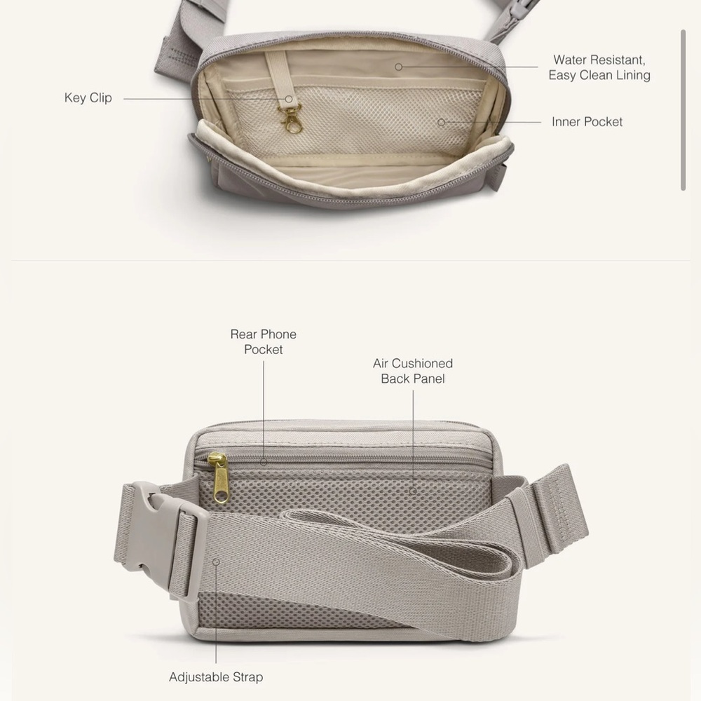 Canvelle Oversized Belt Bag - Picture 6 of 7